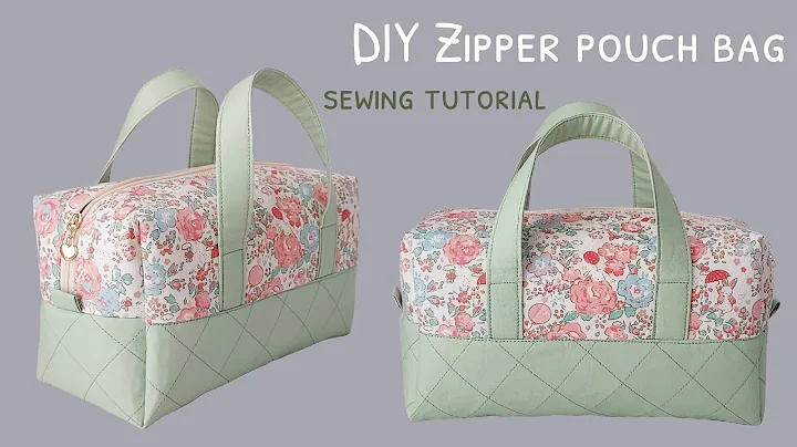 How to sew a toiletry bag | diy zipper pouch bag |...