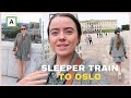 TRAVEL VLOG: taking the sleeper train to OSLO! visiting the castle, opera house &amp; good food!