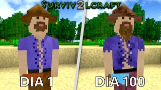 Sobrevivi 100 Dias Em Uma Ilha No Survivalcraft - O Filme