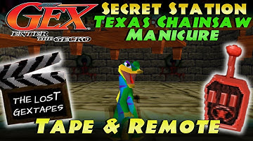 Remote & Secret Tape! | Texas Chainsaw Manicure - Secret Station | Gex: Enter the Gecko