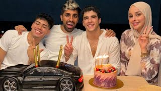 Cumpleaños de ANAS en Dubai. Douha cuida de Cañita  دودو يعتني بكانييتا