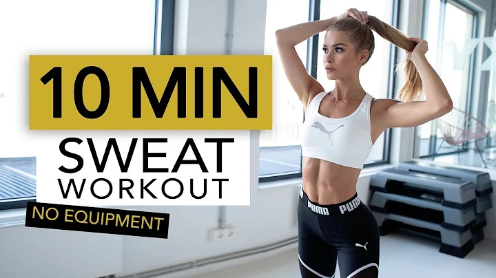 10 MIN SWEAT WORKOUT | Full Body Sweat for Fat Bur...