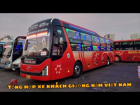 Video [110] Tổng hợp xe khách giường nằm nhộn nhịp rời bến... - youtube