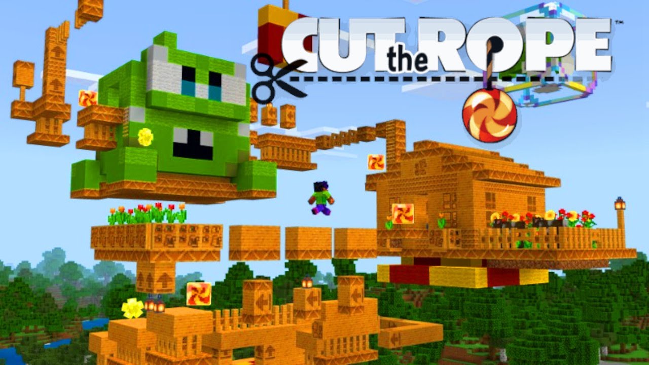 Cut The Rope Minecraft Mod CUT THE ROPE Official Minecraft Add-On - YouTube