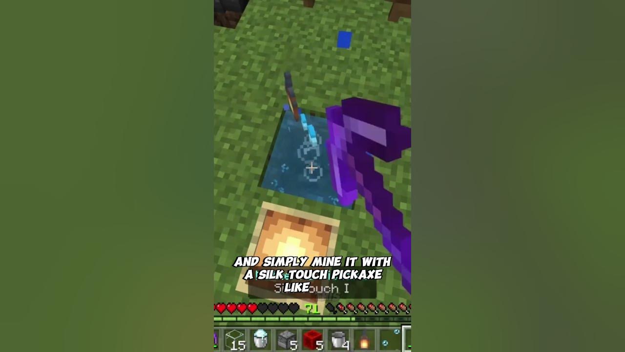 How to get the bubble column item in survival minecraft youtube