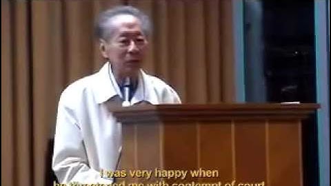 Part 1 of 3. Banned in Singapore. Video of Dr Lim Hock Siew