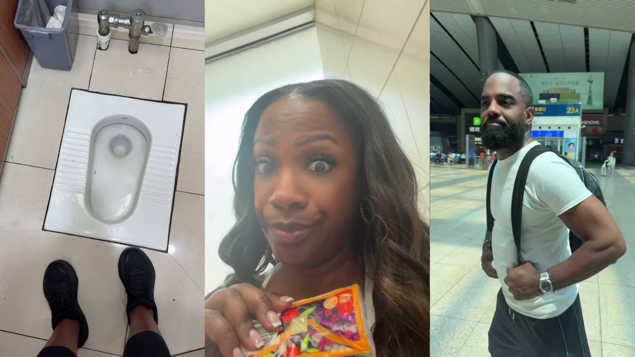 Kandi Burruss SHOCKED by China’s Toilets! 🚽😂 Her Hilarious Bathroom