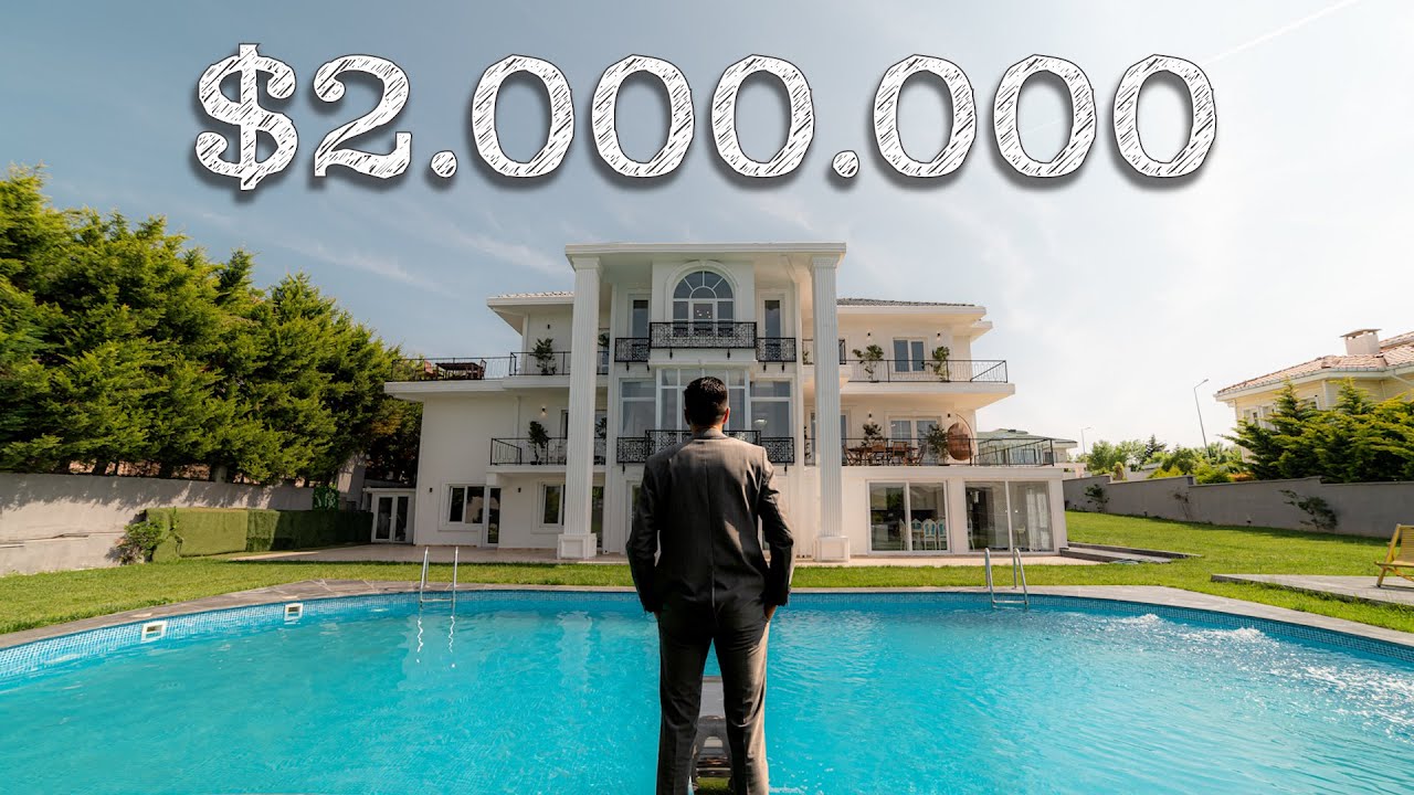 Эксклюзивный тур по вилле стоимостью 2 000 000 долларов. С двумя бассейнами и огромным садом