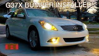 Painting and Installing the Infiniti G37x Front Bumper | Rusty Toolbox