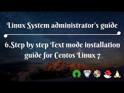 6.Step by step Text mode installation guide for Centos Linux 7