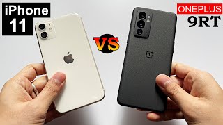 iPhone 11 vs OnePlus 9RT Detailed Comparison & Review | Which Gives Best Value in 2022? (HINDI)