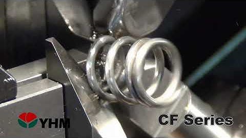 CNC Spring Machine CF-320-W.D. 1.4mm Compression spring -200ppm- YHM