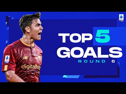 Dybala’s piece of magic | top 5 goals by crypto. Com | round 6 | serie a 2022/23