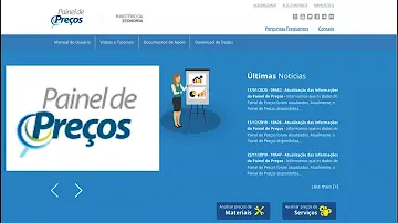 Como consultar no painel de preços?