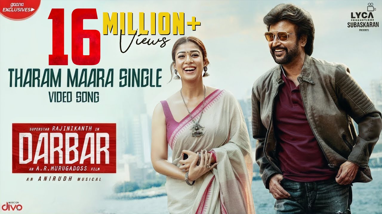 DARBAR Tamil   Tharam Maara Single Video Song  Rajinikanth  AR Murugadoss  Anirudh