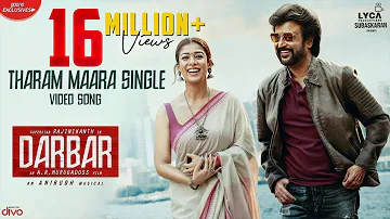 DARBAR (Tamil) - Tharam Maara Single (Video Song) | Rajinikanth | AR Murugadoss | Anirudh