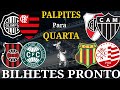 PALPITES DE FUTEBOL PARA HOJE QUARTA 11/08