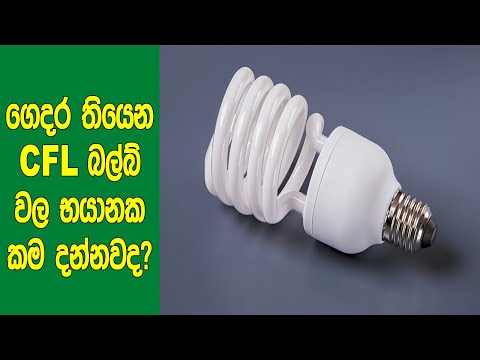 ඔබේ ගෙදරත් තියෙන CFL බල්බ් ගොඩක් භයානක වෙන්නෙ ඇයි කියලා දන්නවද? | Why CFL Bulbs Are So Dangerous?