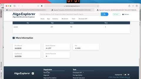 Algorand Transactions using algoDEA