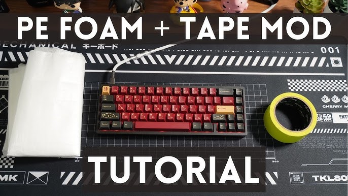 Guide] Do you like the Jelly Epoch sound but don't have one? Try some PE  Foam on your PCB, would make a difference and only costs 50 cents. :  r/MechanicalKeyboards