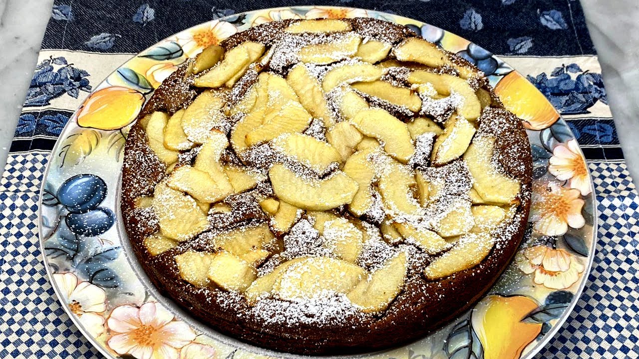 Torta di Mele Con Farina di Castagne Ricetta Facilissima - Apple Pie With Chestnut Flour