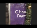 Новогодний поезд &quot;Еж 3&quot; в московском метро. Очень празднично!