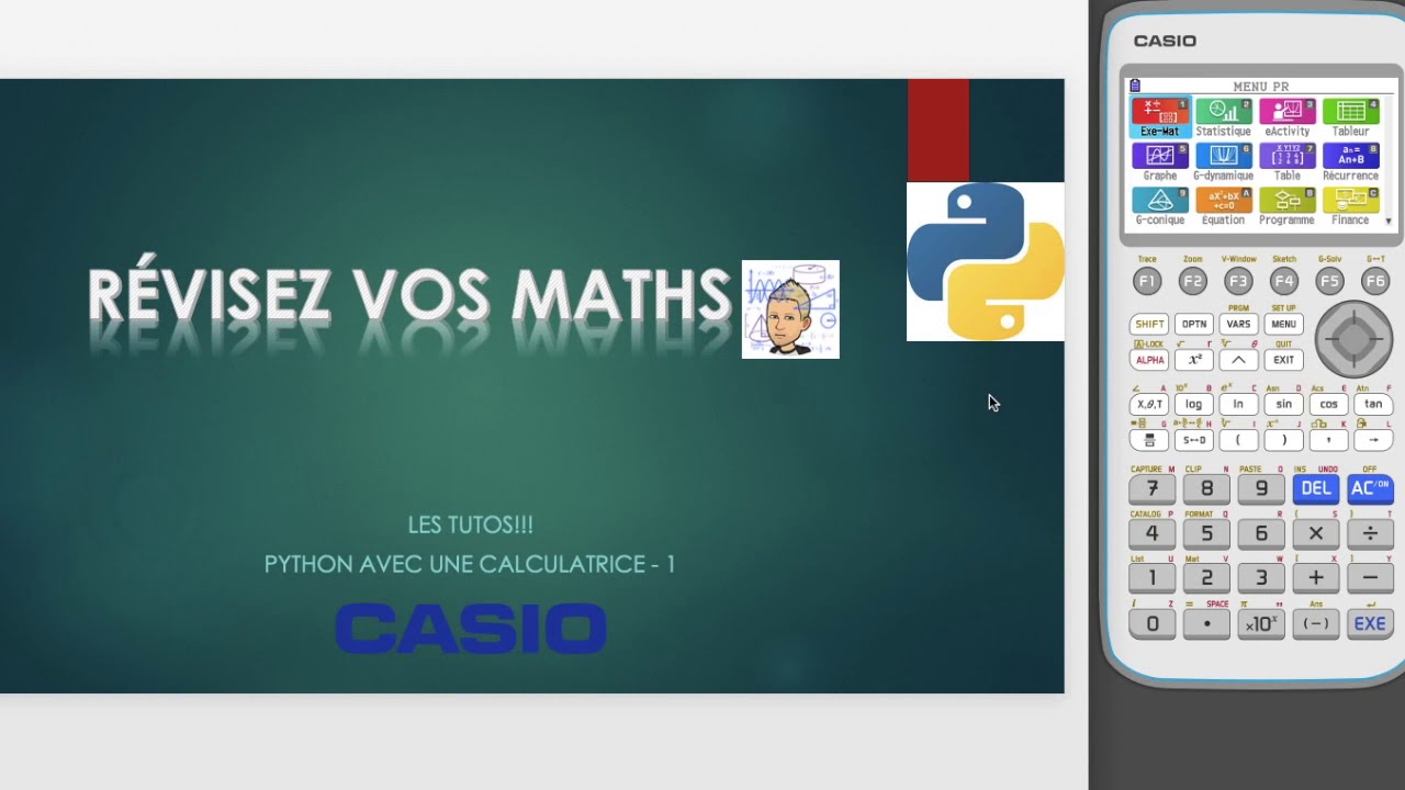 Calculatrice Graphique CASIO Graph 90+ E Python