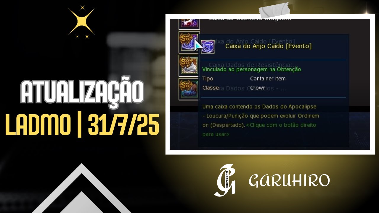 ATT. LADMO - 31/7/25 | MELANCIAS DEVAGAR (quase parando), EVENTO FREE de X, EVOLUÇÕES RARAS & MAIS