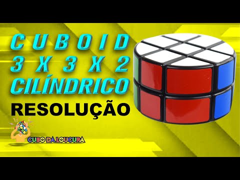 CUBOID 3X3X2 CILÍNDRICO   RESOLUÇÃO