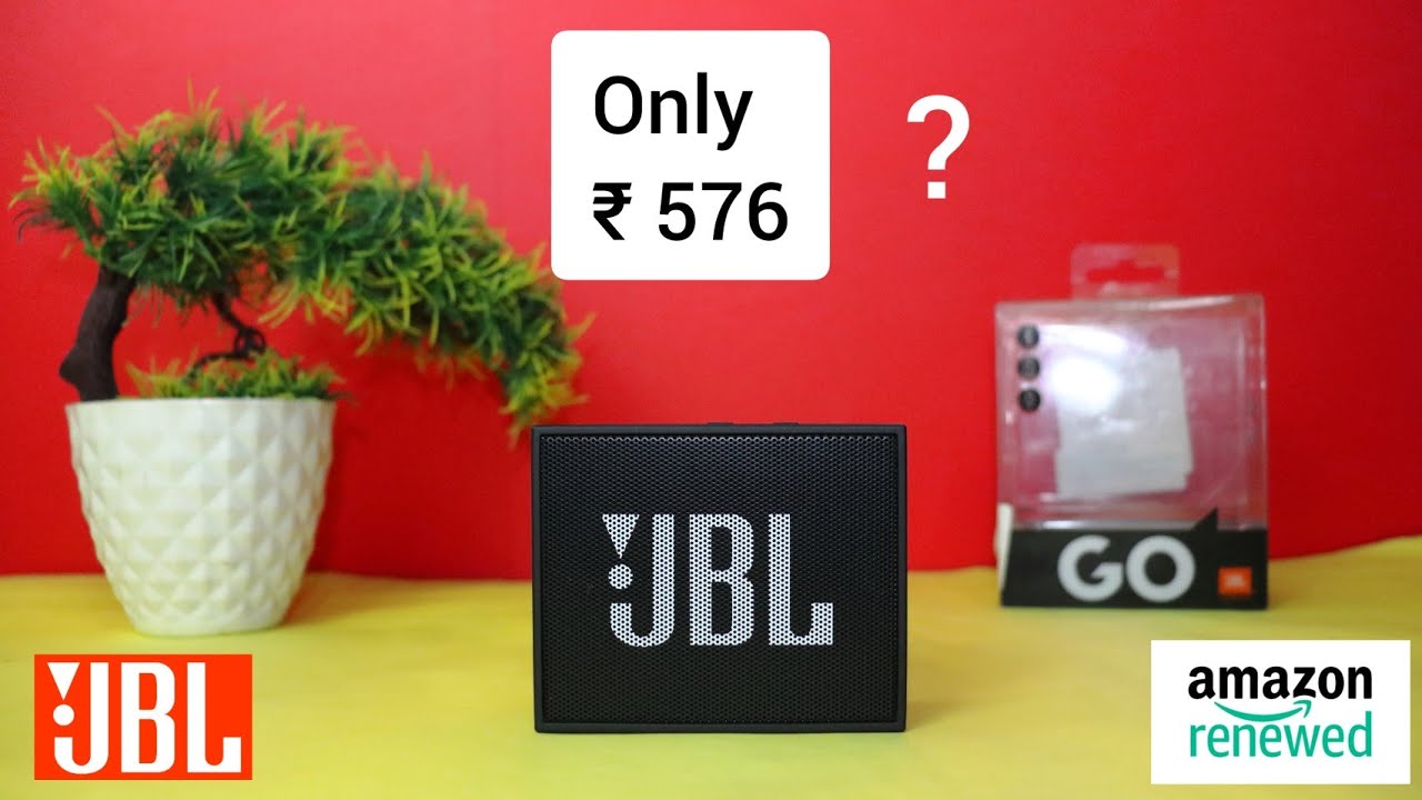 JBL Go Bluetooth Speakers Only Rs. 576 , Amazon Renewed Jbl Speaker
