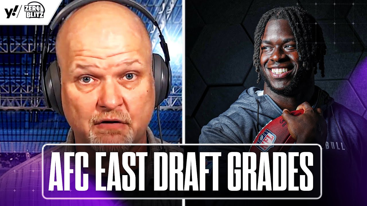 Nfl draft grades for the afc east zero blitz yahoo sports youtube