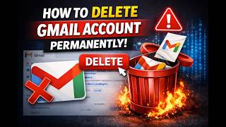 How to delete Gmail account permanantly using PC in 2026