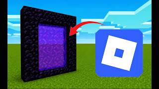 How To Make A Portal To Roblox in Minecraft!!