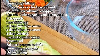 TRY THIS VERY SIMPLE DUMPLINGS @youtubecreators @YouTube @Sheblue28 #mukbang #youtube #asmr