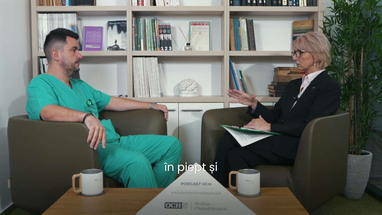 Podcast OCH | De la durerea în piept la angioplastie Dr. Sebastian - cardiologie intervențională OCH