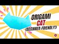 Easy Cat Face Origami Tutorial | Beginner-Friendly Fold in 2 Minutes
