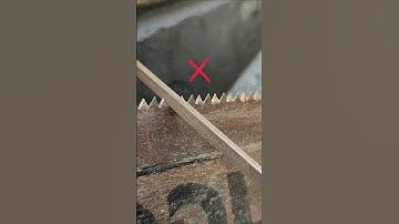 Wow... Sharp Like a Razor! How Can You Easily Sharpen a Hand Saw at Home? #diy #tips #skills
