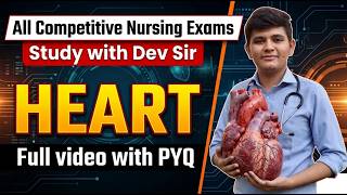 Complete Human Heart Anatomy & Physiology | Myocardium, Valves & SA Node | GNM & B.Sc Nursing