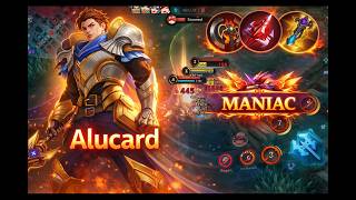 MANIAC!  .. ALUCARD the Demon Hunter~ Full Damage 100% Attack Build 🔥