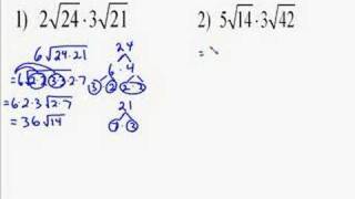 A19.8 Multiplying Square Roots