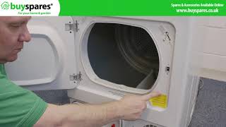 How to Replace the Drum Support Wheel on a Candy Tumble Dryer