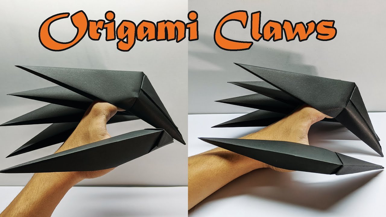 How to make claws origami