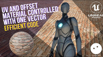 How to control UV Material and Offset with Unreal 5.3 - Tutorial UE5