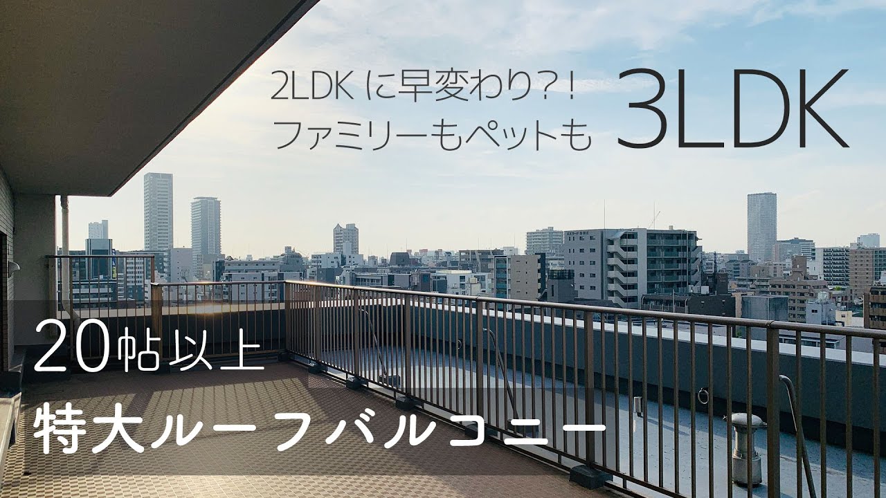 ペット可 71 86平米 特大ルーフバルコニーあり ファミリー向け物件 3ldk賃貸 Youtube ペット可 71 86平米 特大ルーフバルコニーあり ファミリー向け物件 3ldk賃貸 Youtube
