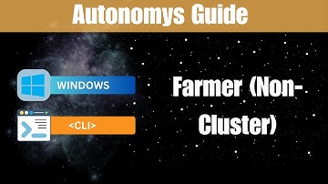 Autonomys Mainnet - W11 CLI - Farmer (non-cluster)