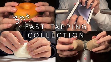 ASMR Best Fast Tapping Collection 3 Hours | For Sleep (No Talking)