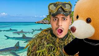 CAMUFLAGEM EXTREMA VS TUBARÕES! React