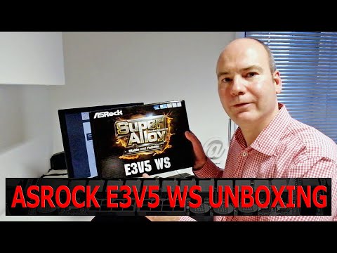 ASRock E3V5 WS Mainboard Unboxing Video OCinside.de