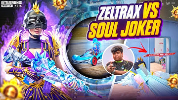 5 Pro Youtubers vs ZeltraX ‼️ | Fight against SOUL JOKER | BGMI