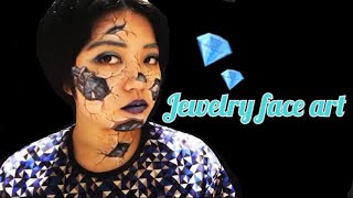 宝石 メイク💎 Jewelry face art